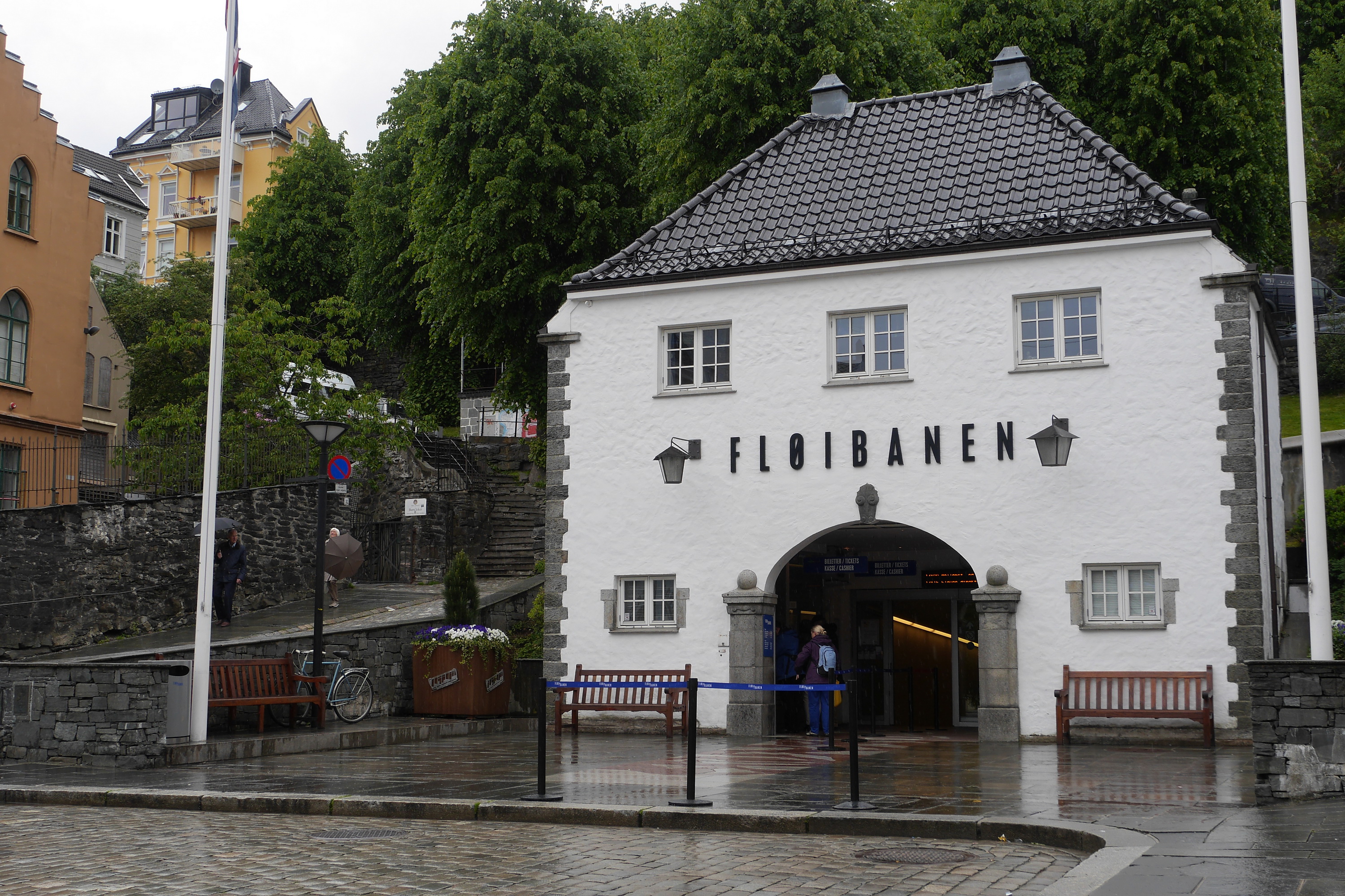 Bergen Standseilbahn zum Floyen